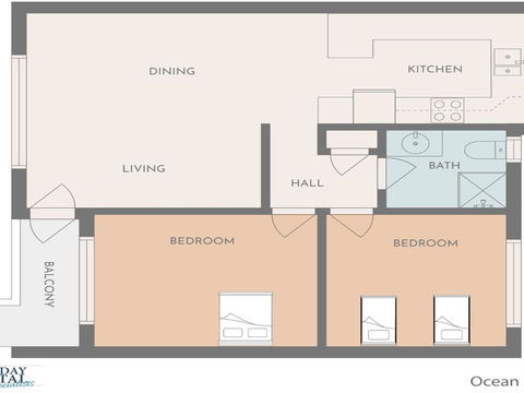 Ocean Blue Apartment Three Apartment On 2nd Level - Tweed Heads Accommodation 6