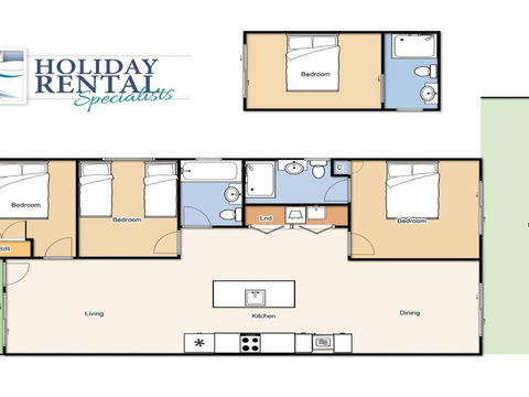 Shady Palms Modern Beach House With Studio - Tweed Heads Accommodation 4