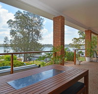 The House on the Lake  Fishing Point Lake Macquarie - honestly put the line in and catch fish - Tweed Heads Accommodation