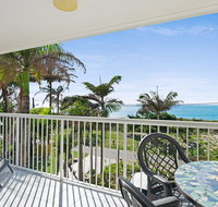Views of Moreton Island from balcony at Beachside Haven Rickman Pde Woorim - Tweed Heads Accommodation