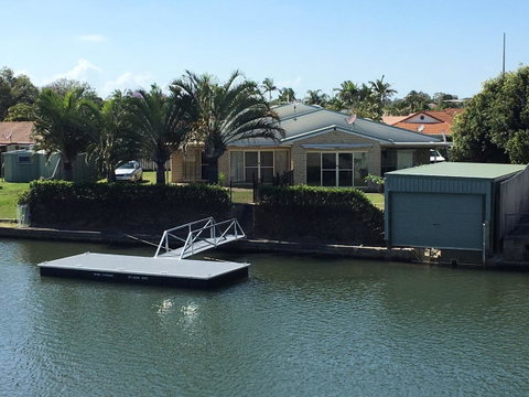 Private Canal Duplex With Pontoon - Oleander Drive, Bongaree - Tweed Heads Accommodation 0
