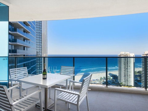 2 Bedroom Ocean View 27 Floors Above H-Residences - Tweed Heads Accommodation 0