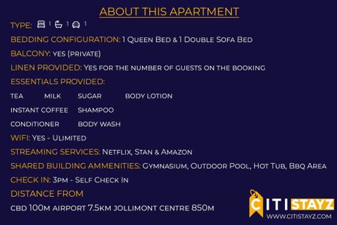 Perfectly Located Modern Apartment - Canberra CBD - Tweed Heads Accommodation 2