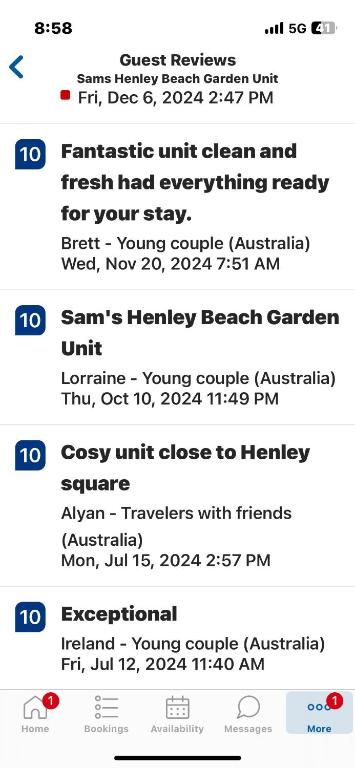 Sams Henley Beach Garden Unit - Tweed Heads Accommodation 3